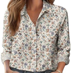 Floral Button-Up Shirt